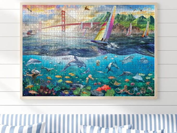 San Francisco Köprüsü - 2000 Parça Puzzle 
