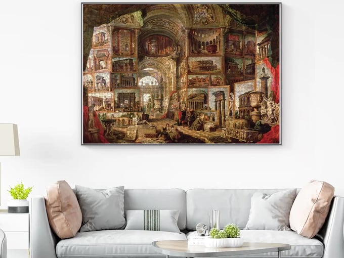 Sanat Galerisi  - 3000 Parça Puzzle - 4924