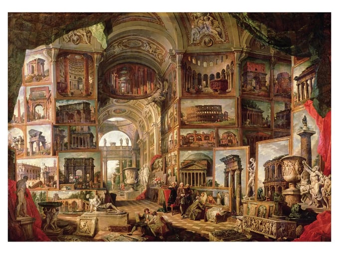 Sanat Galerisi  - 3000 Parça Puzzle - 4924