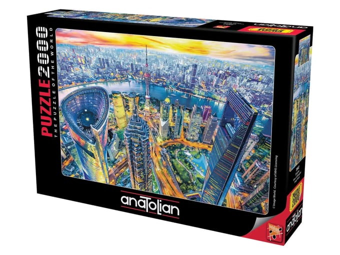 Şanghay  - 2000 Parça Puzzle - 3962