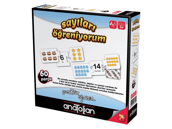 Sayıları Öğreniyorum - 60 Parça Puzzle - 7409