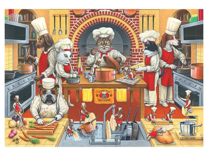 Şef Kool Kat  - 500 Parça Puzzle - 3586