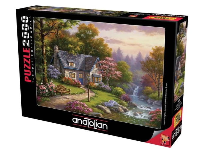 Şelaleli Konak  - 2000 Parça Puzzle - 3940