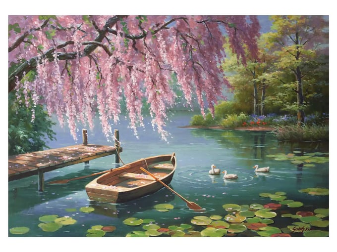 Söğüt Güzelliği  - 500 Parça Puzzle - 3573
