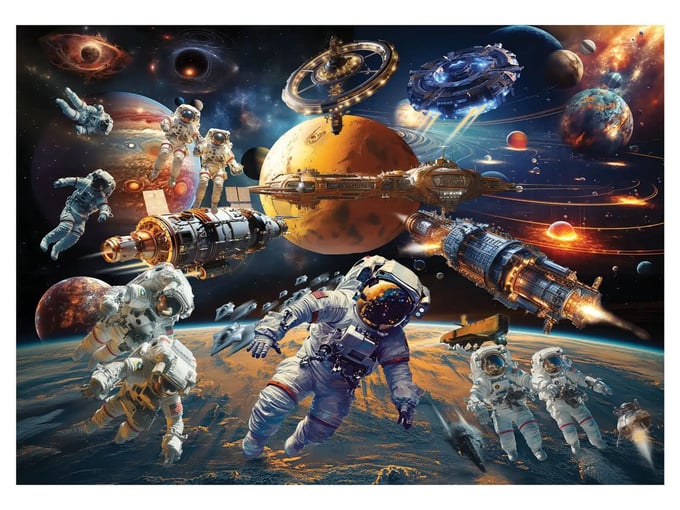 Space Jam - 700 Parça Puzzle - 2702