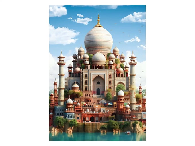 Tac Mahal - 1500 Parça Puzzle - 4579