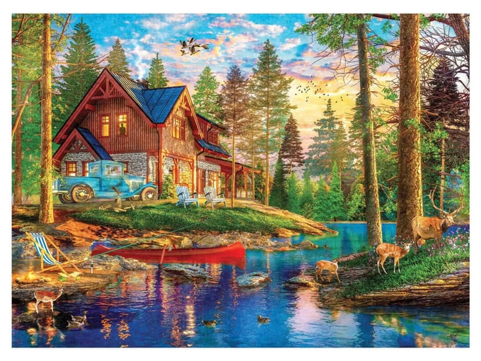 Taş Ev - 4000 Parça Puzzle - 5206