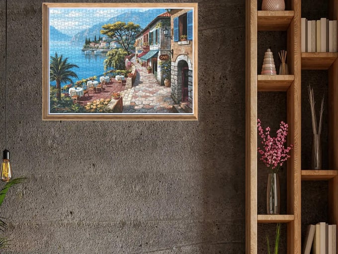 Teras Cafe II  - 1000 Parça Puzzle - 3085