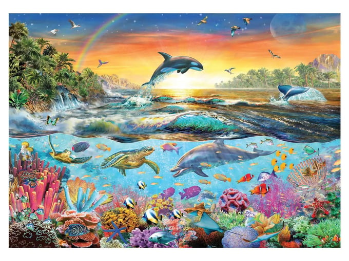 Tropikal Cennet  - 1500 Parça Puzzle - 4565