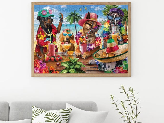 Tropikal Parti - 1000 Parça Puzzle - 1102