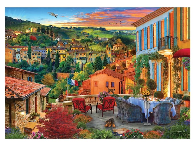Tuscany - 3000 Parça Puzzle - 4935