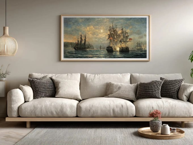 Ufuktaki Çatışma - 1500 Parça Puzzle - 3798