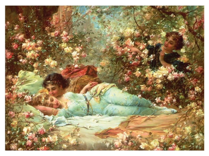 Uyuyan Güzel  - 1000 Parça Puzzle - 1145