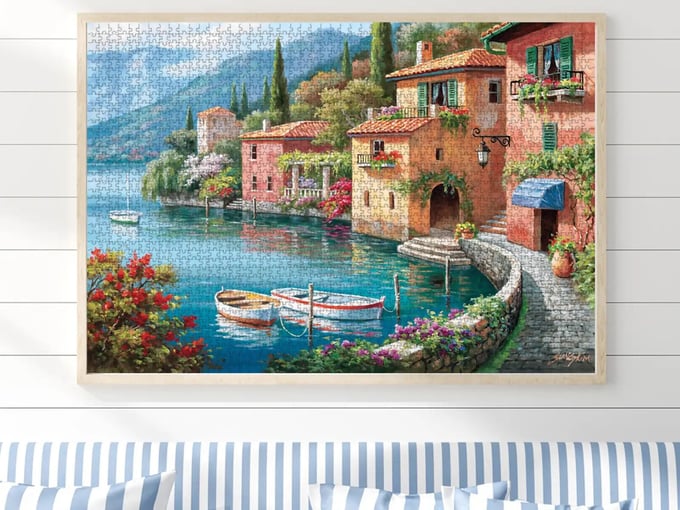 Villagio Dal Lago - 2000 Parça Puzzle - 3950