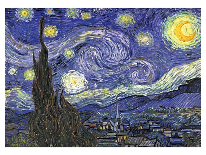 Yıldızlı Gece - 1500 Parça Puzzle - 4577