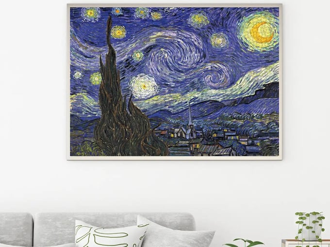 Yıldızlı Gece - 1500 Parça Puzzle - 4577