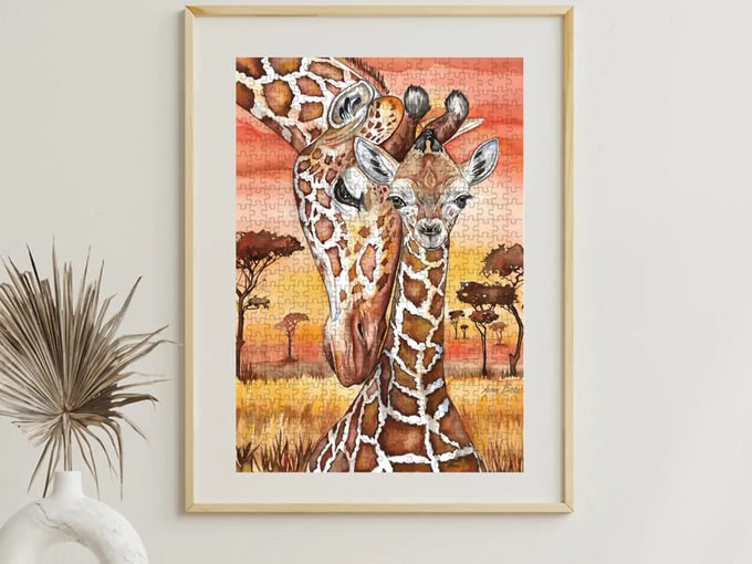 Zürafa  - 500 Parça Puzzle - 3615