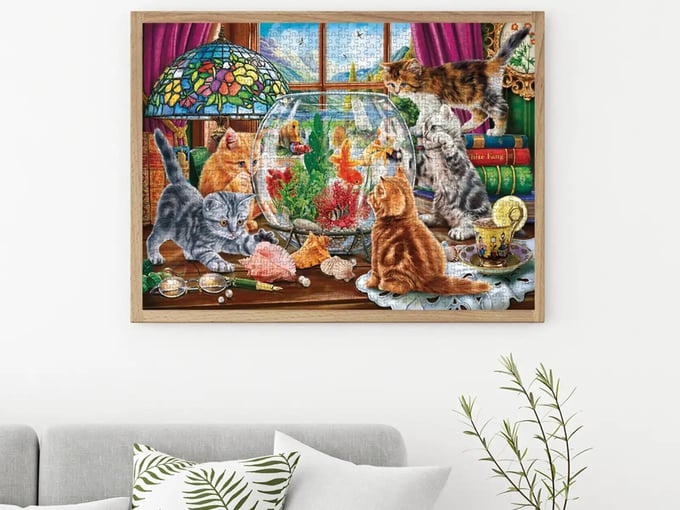 Akvaryum  Etkisi  - 1000 Parça Puzzle - 1142