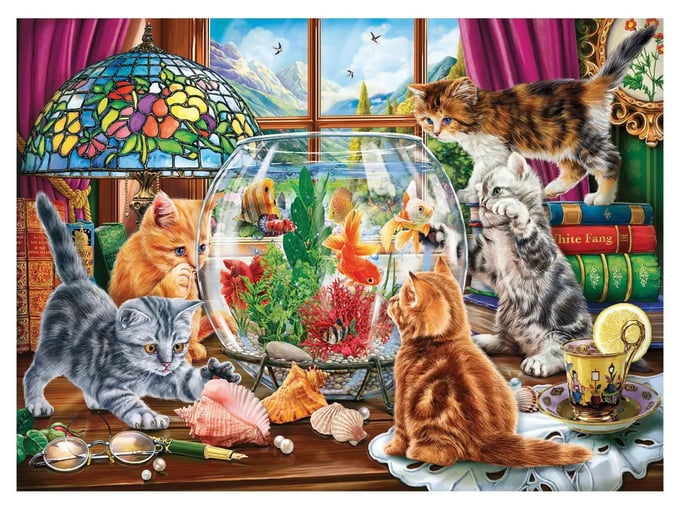 Akvaryum  Etkisi  - 1000 Parça Puzzle - 1142