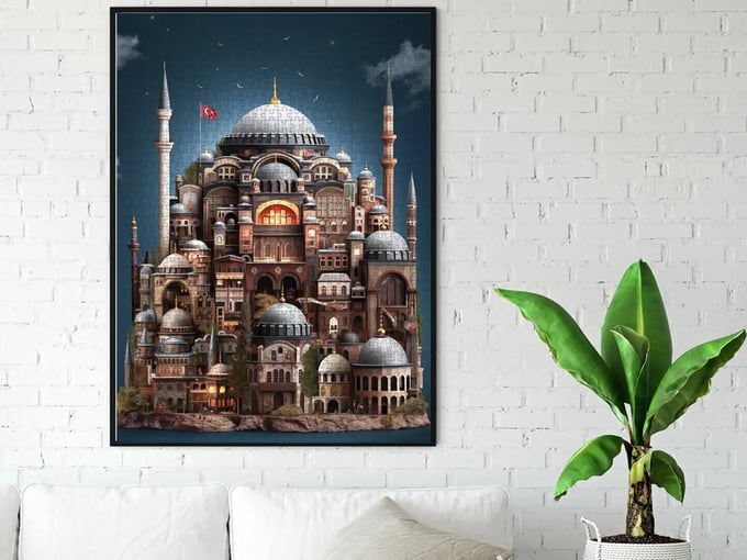 Ayasofya - 1000 Parça Puzzle - 1169