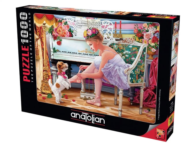 Balerin ve Dostu  - 1000 Parça Puzzle - 1115