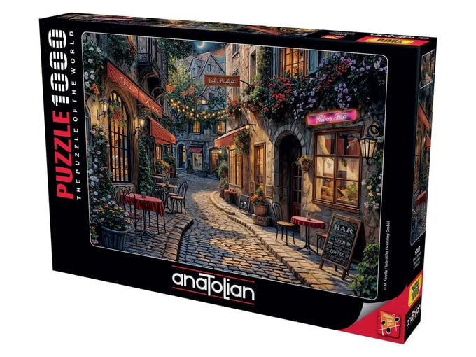 Barlar Sokağı - 1000 Parça Puzzle - 1208