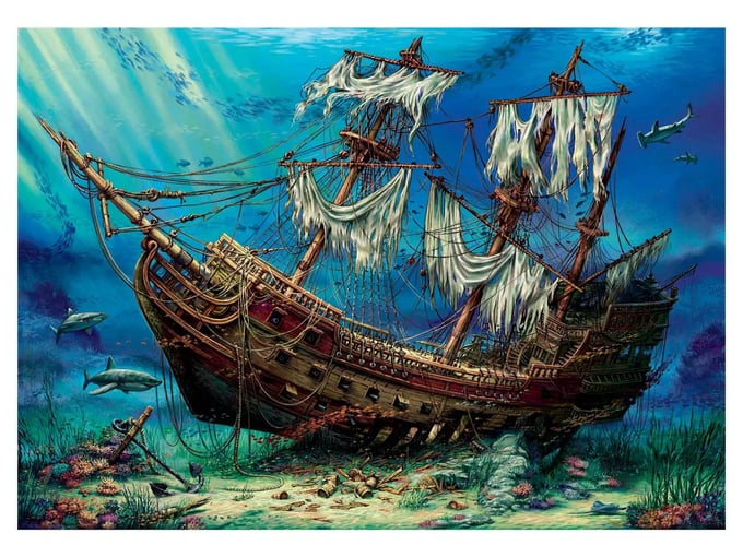 Batık Gemi  - 1500 Parça Puzzle - 4558