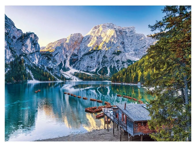 Braies Gölü - 4000 Parça Puzzle - 5205