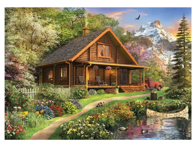 Bungalov  - 1500 Parça Puzzle - 4568