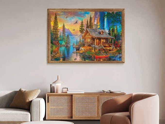 Çam Ormanı - 2000 Parça Puzzle - 3973