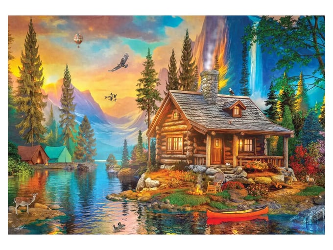 Çam Ormanı - 2000 Parça Puzzle - 3973