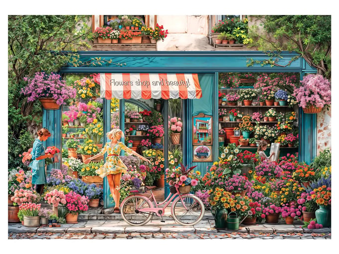 Çiçeklerin Arasında - 500 Parça Puzzle - 3650