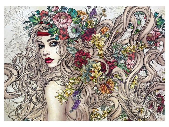 Çiçeklerin Gücü  - 1500 Parça Puzzle - 4549