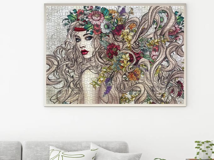 Çiçeklerin Gücü  - 1500 Parça Puzzle - 4549