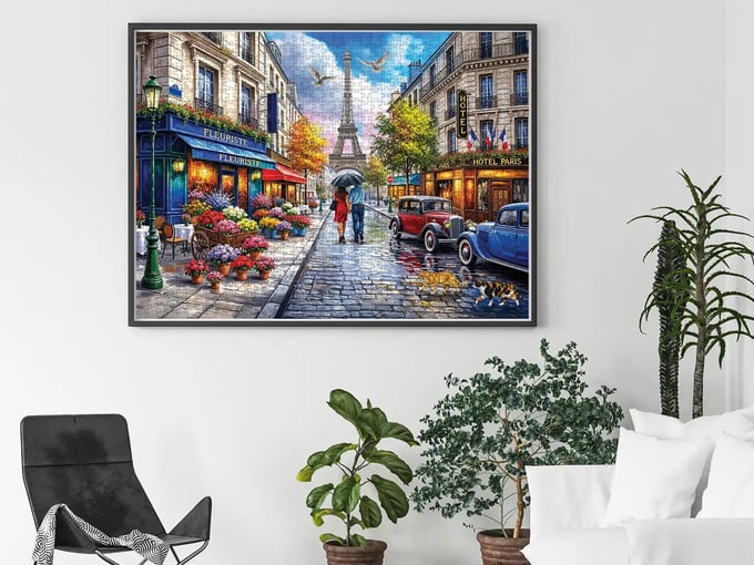 Çifte Kumrular  - 1000 Parça Puzzle - 1209