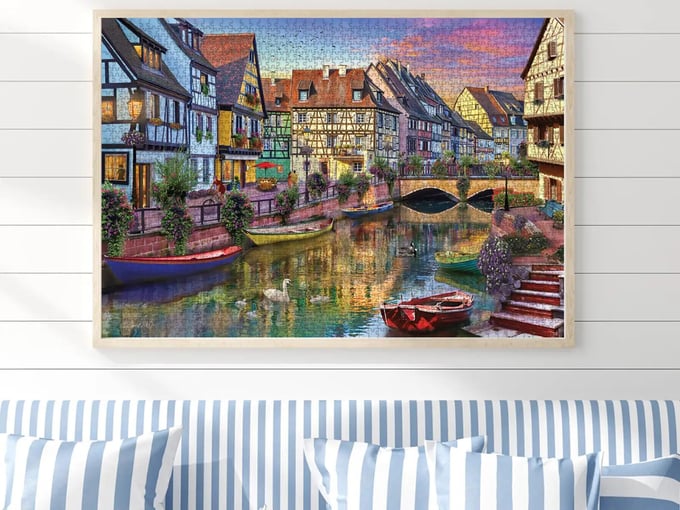Colmar Canal - 2000 Parça Puzzle - 3953