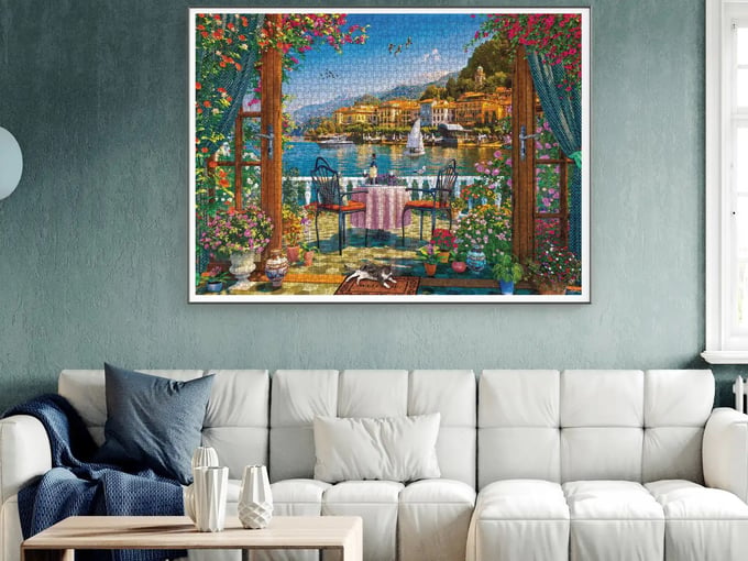 Como Gölü Keyfi  - 4000 Parça Puzzle - 5203