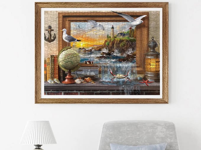 Denize Ait  - 1000 Parça Puzzle - 1025