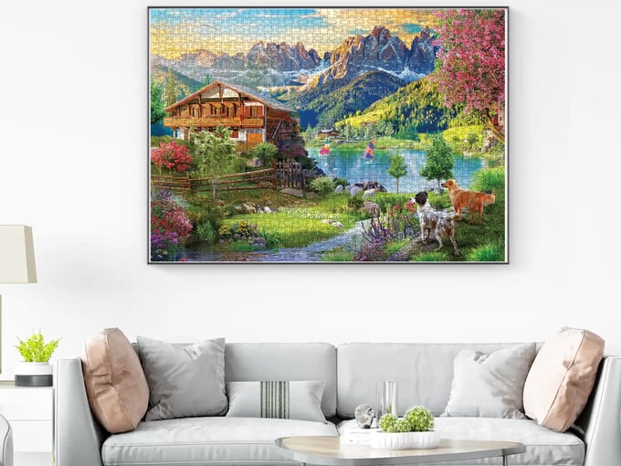 Dolomit Dağları  - 3000 Parça Puzzle - 4928