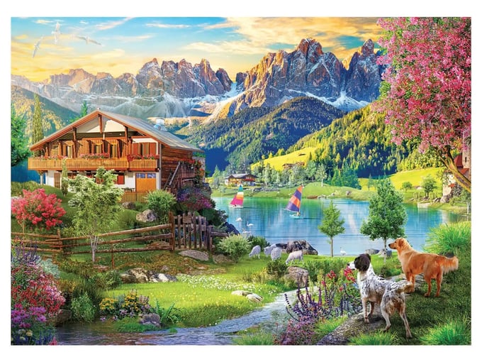Dolomit Dağları  - 3000 Parça Puzzle - 4928