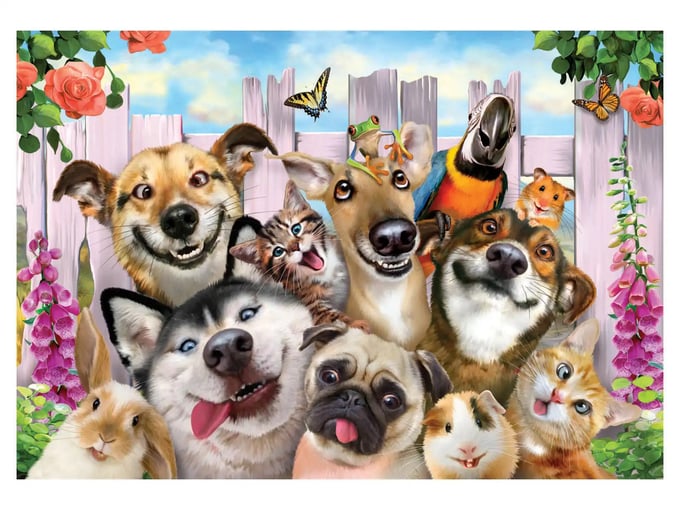 Dostlarla Selfie  - 500 Parça Puzzle - 3584