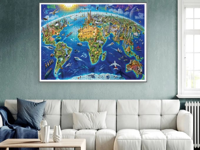 Dünyanın Simgeleri  - 4000 Parça Puzzle - 5202