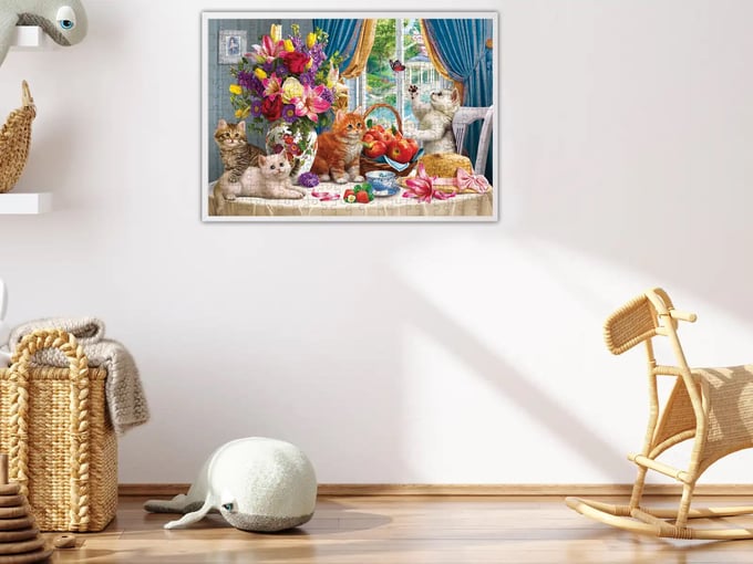 Enerjik Kediler  - 260 Parça Puzzle - 3336