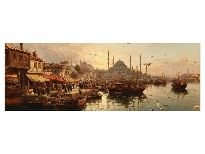 Eski İstanbul - 1000.PN Parça Puzzle - 1206