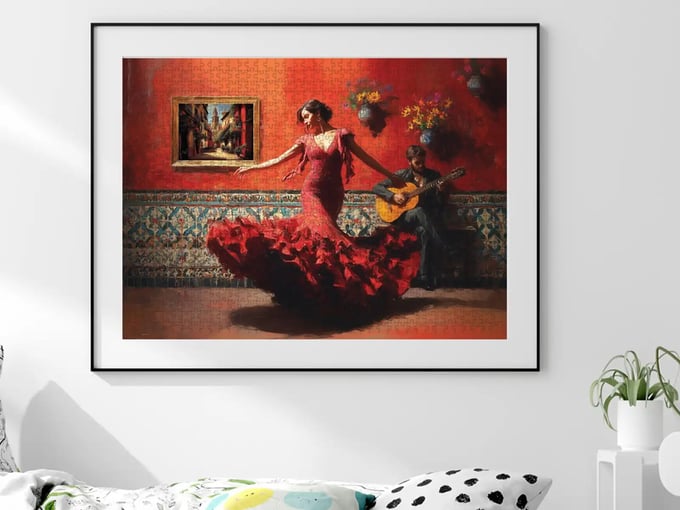 Flamenco - 1000 Parça Puzzle - 1204
