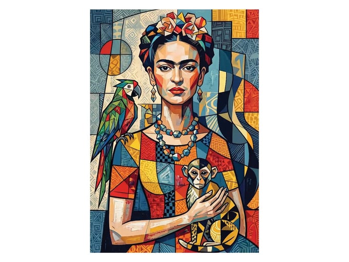 Frida ve Dostları - 500 Parça Puzzle - 3648