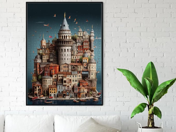 Galata - 1000 Parça Puzzle - 1158