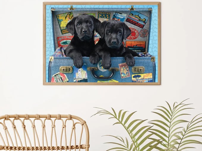 Gezgin Köpekler  - 500 Parça Puzzle - 3601