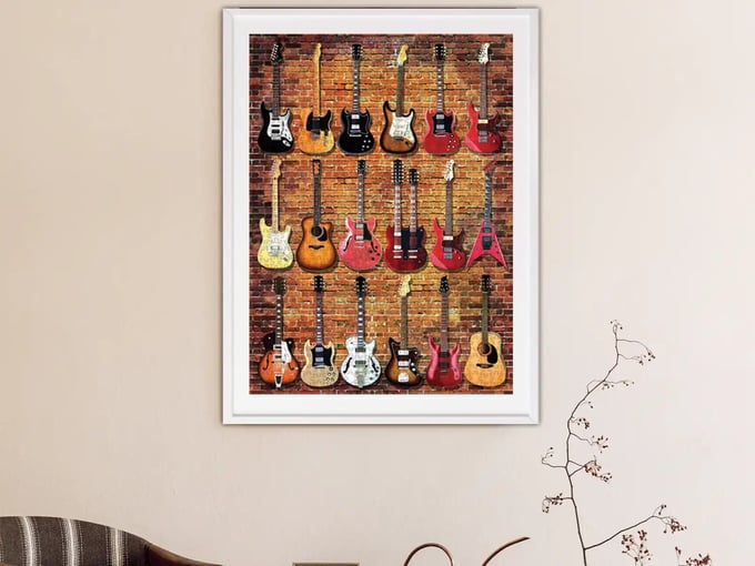 Gitar Koleksiyonu  - 1000 Parça Puzzle - 1116