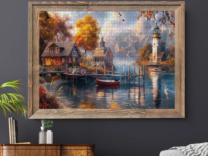 Gölde Sonbahar - 1500 Parça Puzzle - 4581